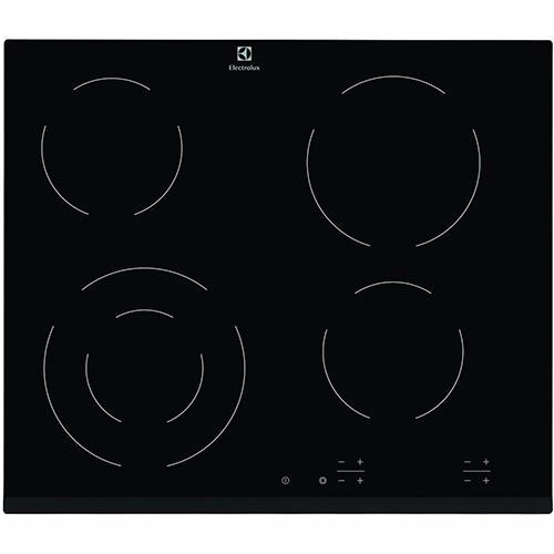 Electrolux Plita vitroceramica incorporabila Electrolux EHF 6241FOK 60cm, 4 zone, neagra