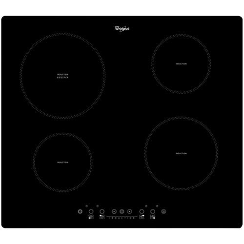 Whirlpool Plita Incorporabila Whirlpool ACM 802 NE, Putere 7000W, 4 zone de gatire, Sistem Touch Control